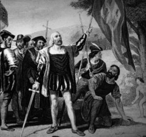 Columubus brings Castilian to the Americas - 1492